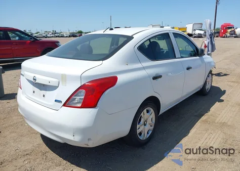2012 Nissan Versa 1.6 S из США, поврежденный, VIN 3N1CN7AP6CL930191